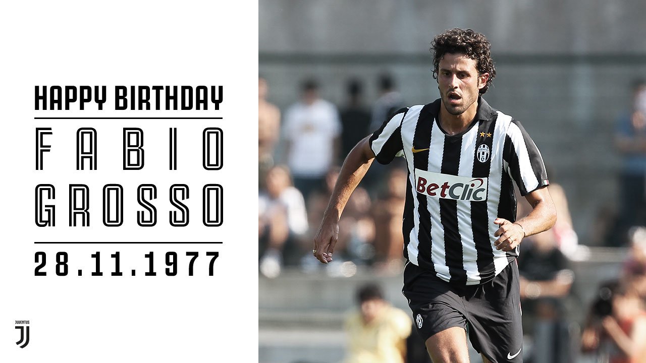 Happy Birthday to former Juventus player and World Cup winner , Fabio Grosso!     