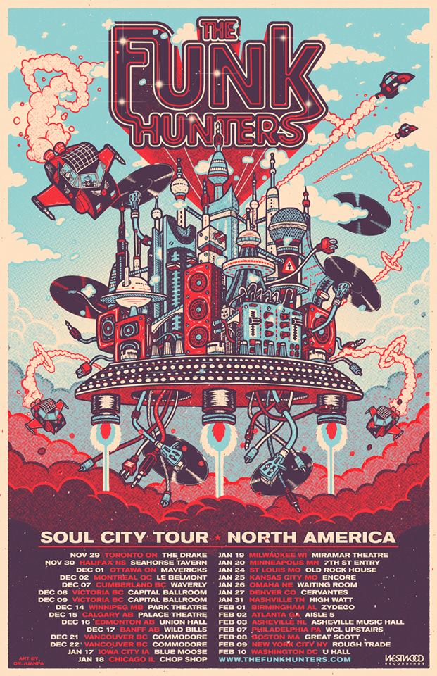 FedericoDotOrg's tweet photo. #SoulCityTour: the #TheFunkHunters #NorthAmerica #Tour
#livemusic #gigposter #upcominggig #livemusicusa #livemusiccanada #musictour #funk #hunter #hunters #funkhunters #livemusicnorthamerica https://t.co/CviTOAThss
