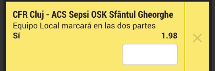 exPickeando_web's tweet photo. LA GRAN FINAL 🏆
#torneopickeando

TERCER Y ÚLTIMO DUELO❗
DE AQUÍ SALDRÁ EL CAMPEÓN ❗

1️⃣ @vukici69
🆚
1️⃣1️⃣ @CoypuBet 

#Liga1 🇷🇴
⚽ CFR Cluj - ACS Sepsi
➡️ Cluj marca en ambas mitades @1,98

#FibaQualifers
🏀 Finlandia - República Checa
➡️ República Checa @2,26 https://t.co/SgwwbRGThA