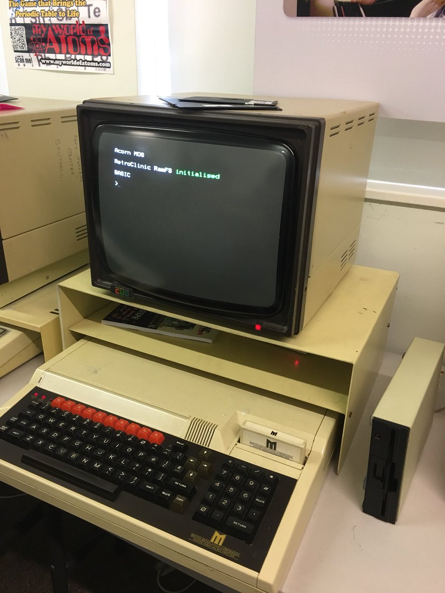 AllHallowsRC's tweet photo. Year 11 computer science students are at The National Museum of Computing and are programming using BBC Micro Computers! https://t.co/iUUKvosjCf