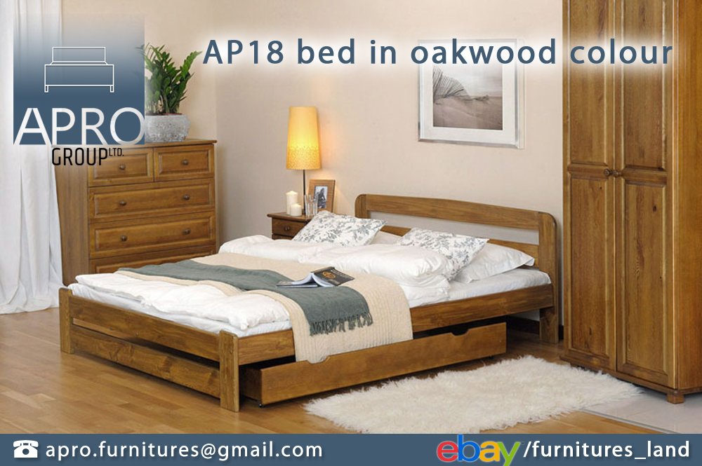 pinefurnitures's tweet photo. AP18 #bed in oakwood colour is now available in as many as 7 sizes from 90x190 up to 160x200 cm❗ You can choose the size which suits you best❗
All sizes available in our shop: https://t.co/ff5dGB5LQP
#singlebed #doublesize #kingsize #bedroomfurniture https://t.co/sNsMJciARg