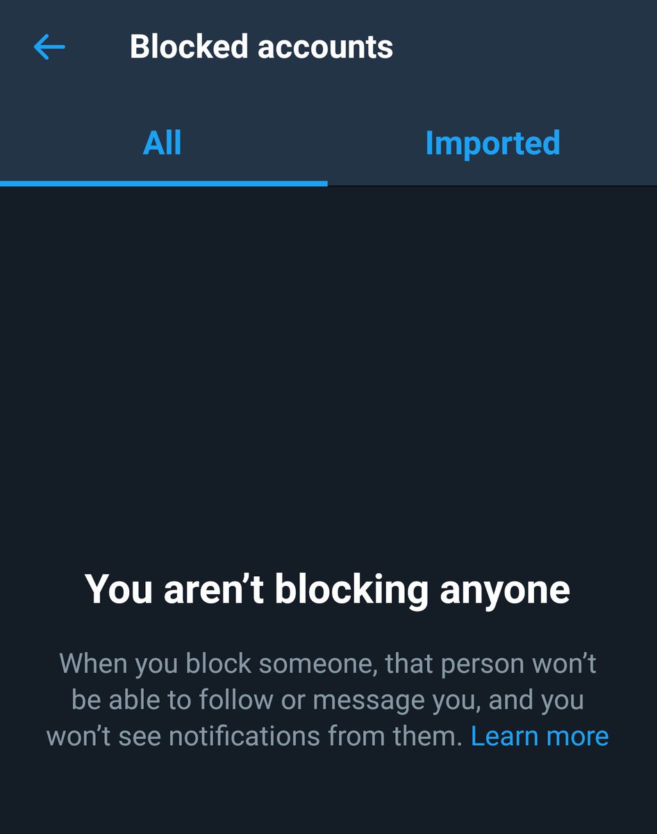 Blocking People