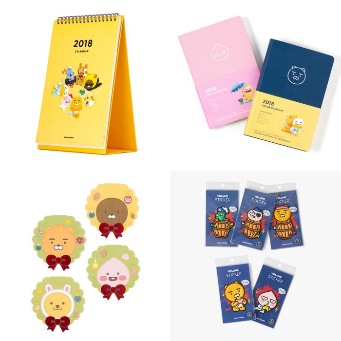 Forever4U_shop's tweet photo. 🌸Preorder🌸
⚡️ Kakao Friends Official Goods ⚡️
👉2018 Desk Calender
👉2018 Daily Diary
👉Little Friends Card
👉Emboss Sticker
💬 DM for price &amp; info 
#kakaofriends #apeach #ryan #muzi #neo #frodo #jayg #tube https://t.co/8eLoQrOecZ