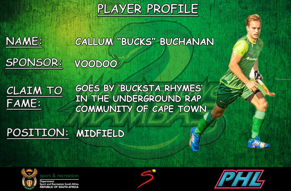 Next up, one of our Vice-Captains, Bucks. You may know him as 'Callum' or 'Bucks', but in his spare time he goes by 'Bucksta Rhymes' and is hoping to be signed by Young Money Entertainment to fulfill his life-long dream of dropping a mixtape with Nicki Minaj. #mambas #fangclub