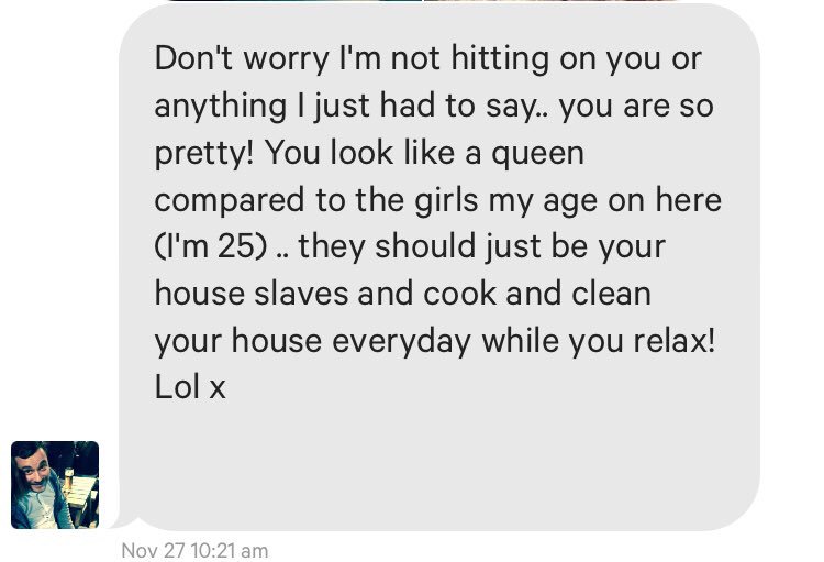 findaprince's tweet photo. Today’s little gem in my @PlentyOfFish box probs a bit old for a 25 year old but that’s ok as he’s not hitting on me anyway! 😂😂 #dating2017 #datingtips https://t.co/clpD3vTk0o