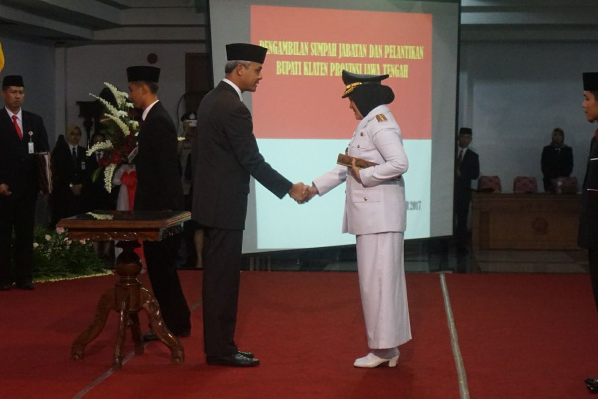 YaniSunarno's tweet photo. Terimakasih atas semua  doa terbaik &amp; dukungan yang diberikan. 
Mari bersama gotong royong menuju masyarakat Klaten yang maju, mandiri dan berdaya saing. https://t.co/YHUiL16zc7