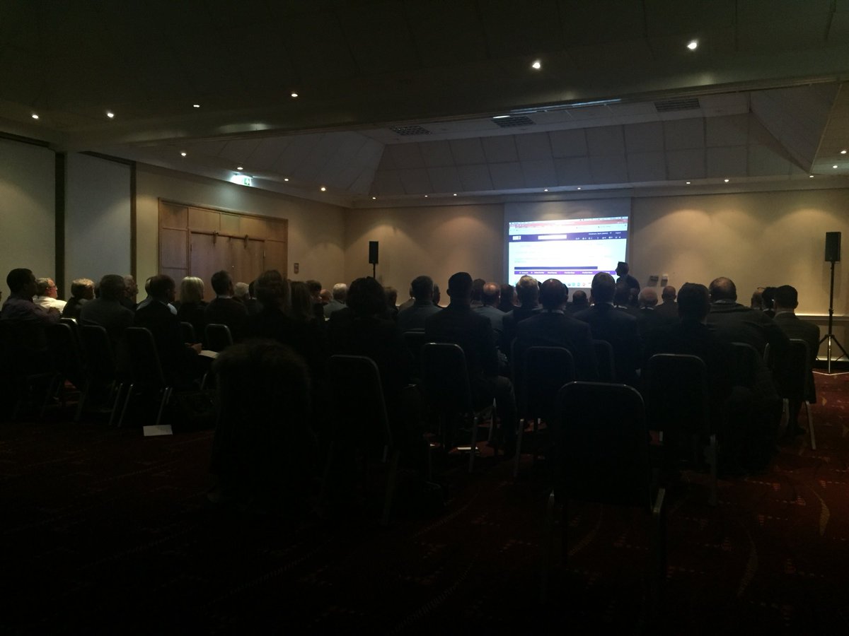 EmmaNapier's tweet photo. Everyone’s favourite @TruePotential_ support guru Andrew Littlefair using live technology to demo new features of system #integration #clients #securemessage #unique https://t.co/q2QkdFWH0a