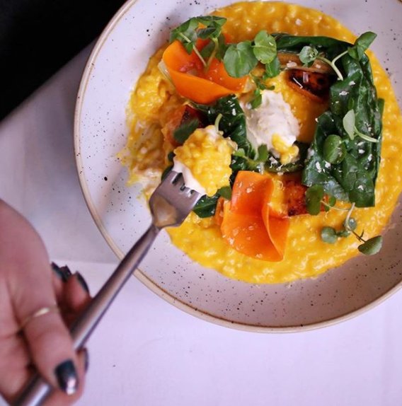 #Foodporn Pumpkin Risotto to warm the cockles of your ❤️<a href="/BangRestaurant1/">BANG restaurant & wine bar</a>