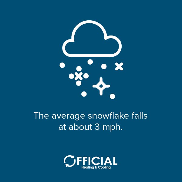 Official_HVAC's tweet photo. Good thing they're soft! #Snowflake #CoolFact https://t.co/ICWQ7HW7Tl