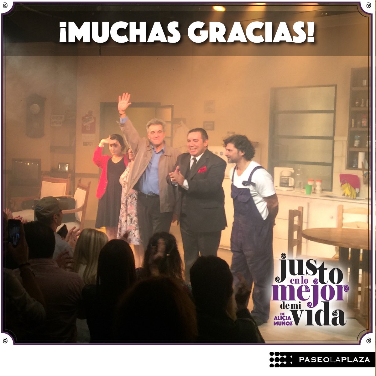 JustoEnLoMejor's tweet photo. Nos despedimos de esta historia maravillosa! Gracias a todos los que nos acompañaron con sus risas, su emoción y sus aplausos! https://t.co/QL4XwksiEW
