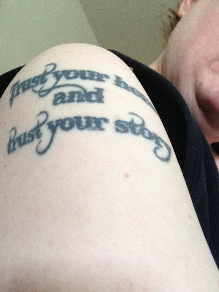 <a href="/travismcelroy/">Travis McElroy (Self Parody)</a> I got this to celebrate the publication of my first novel. It’s from <a href="/neilhimself/">Neil Gaiman</a> ‘a poem “Instructions.”