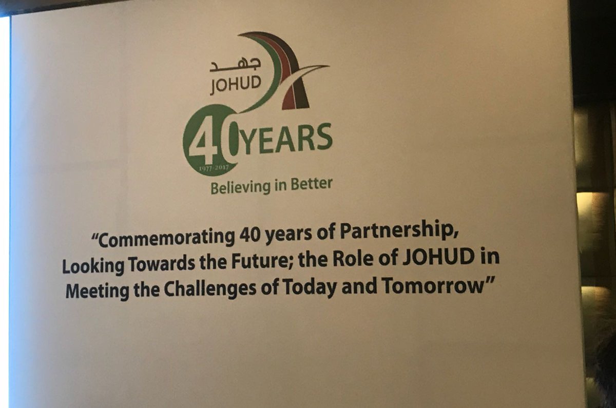 jerome_henique's tweet photo. We give respect to the 40 years of tremendous efforts exerted by @JOHUD_JO and are proud of our 13 years valuable partnership stressing on mutual objectives of uplifting and touching the lives of different segments of society. #Jo https://t.co/6ttaeJAeh9