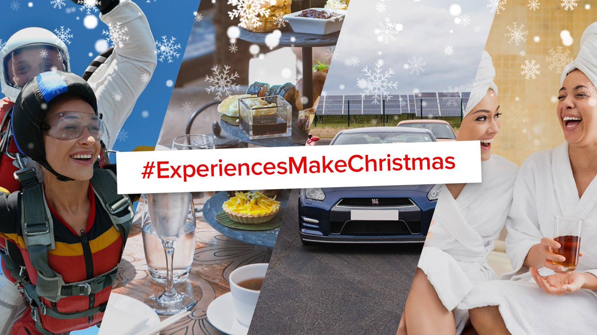 Things are getting #festive… a bit of tinsel here, a mince pie or two there. It’s the experiences that make it, so be sure to treat someone special to an unforgettable experience this year #ExperiencesMakeChristmas 🎄bit.ly/2BpTvyh