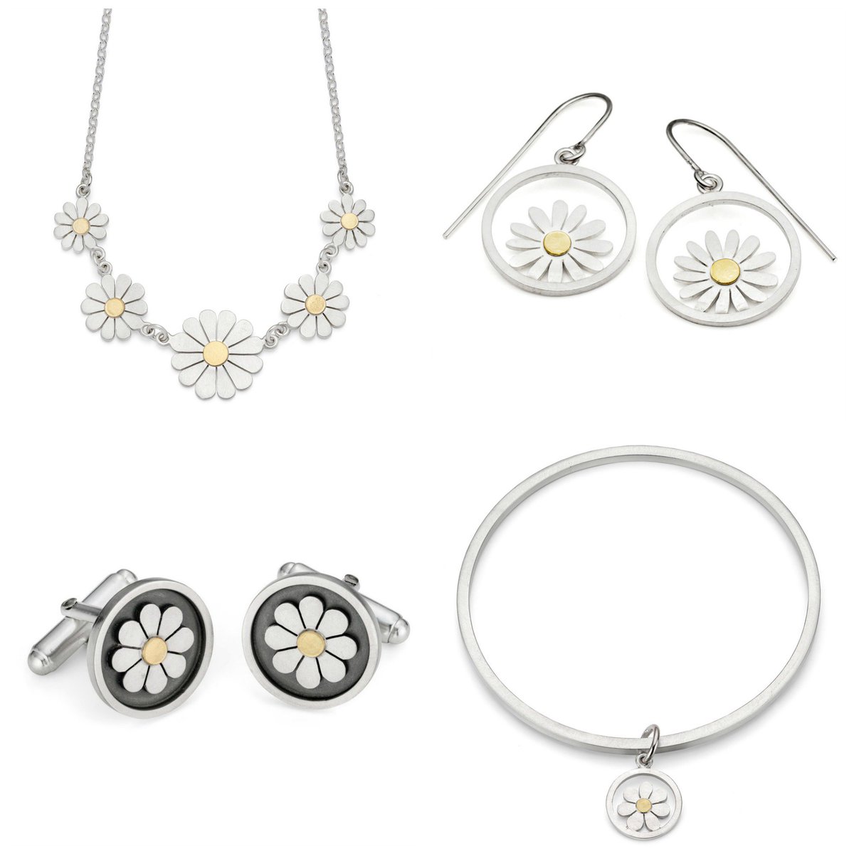 New to <a href="/Lovedazzle/">Lovedazzle Jewellery</a> flowers galore by <a href="/dianagreenwood3/">diana greenwood</a> . In silver and 18ct gold. Perfect presents for him and for her.
