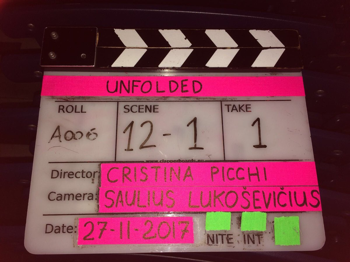 RedibisFilm's tweet photo. #UNFOLDED produced by #Redibis Film first day. https://t.co/jK3BpAvmT6
