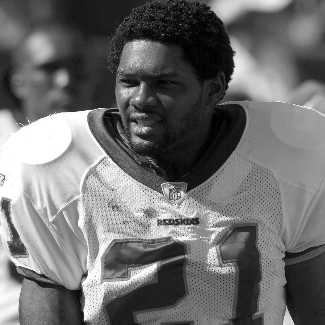 NFL's tweet photo. We lost a legend 10 years ago today.

#RIPSeanTaylor https://t.co/07UZNv41tF