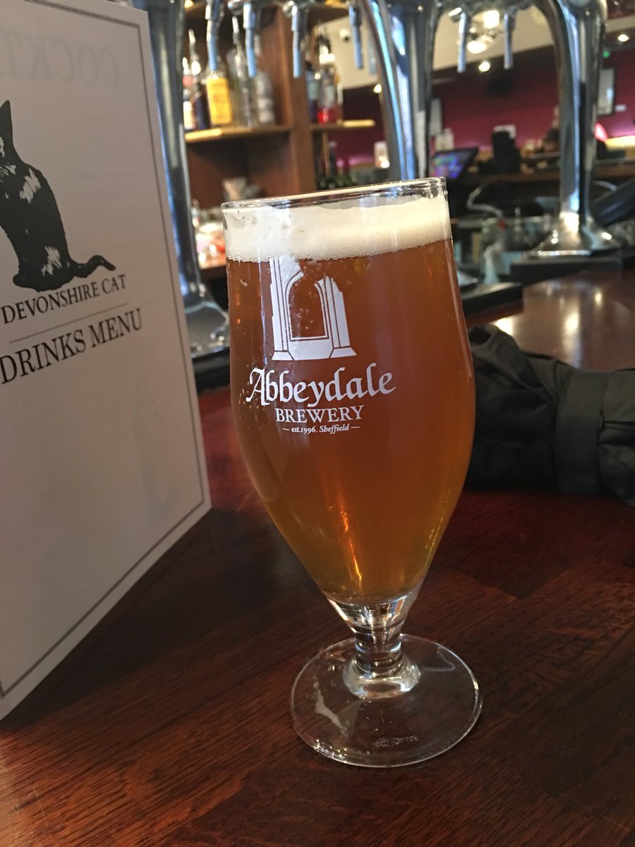 GlutenFreePint's tweet photo. Quick trip to @devonshirecat to discuss our Gluten Free Beer Campaign! Always 2 dedicated lines, 1 cask & 1 keg! Today I enjoyed a @firstchopale sup! #GFSheff #GlutenFreeBeer #GlutenFree #FirstChop #DevonshireCat #Sheffield #SheffieldCoeliacs https://t.co/6HgCyWfTZC
