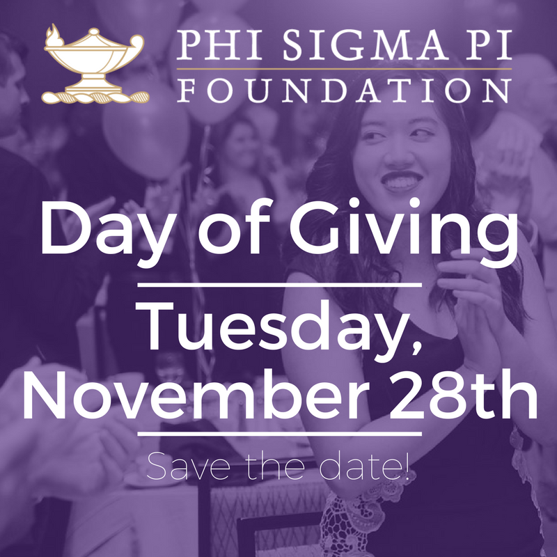 phisigmapi's tweet photo. Tomorrow is Phi Sigma Pi's annual Day of Giving! Be sure to join us for Day of Giving fun, including two live LiA Modules, as we work to reach our goal of $15,000. #pspDayofGiving https://t.co/G8pY3kWI4q https://t.co/UA9qtAkluh