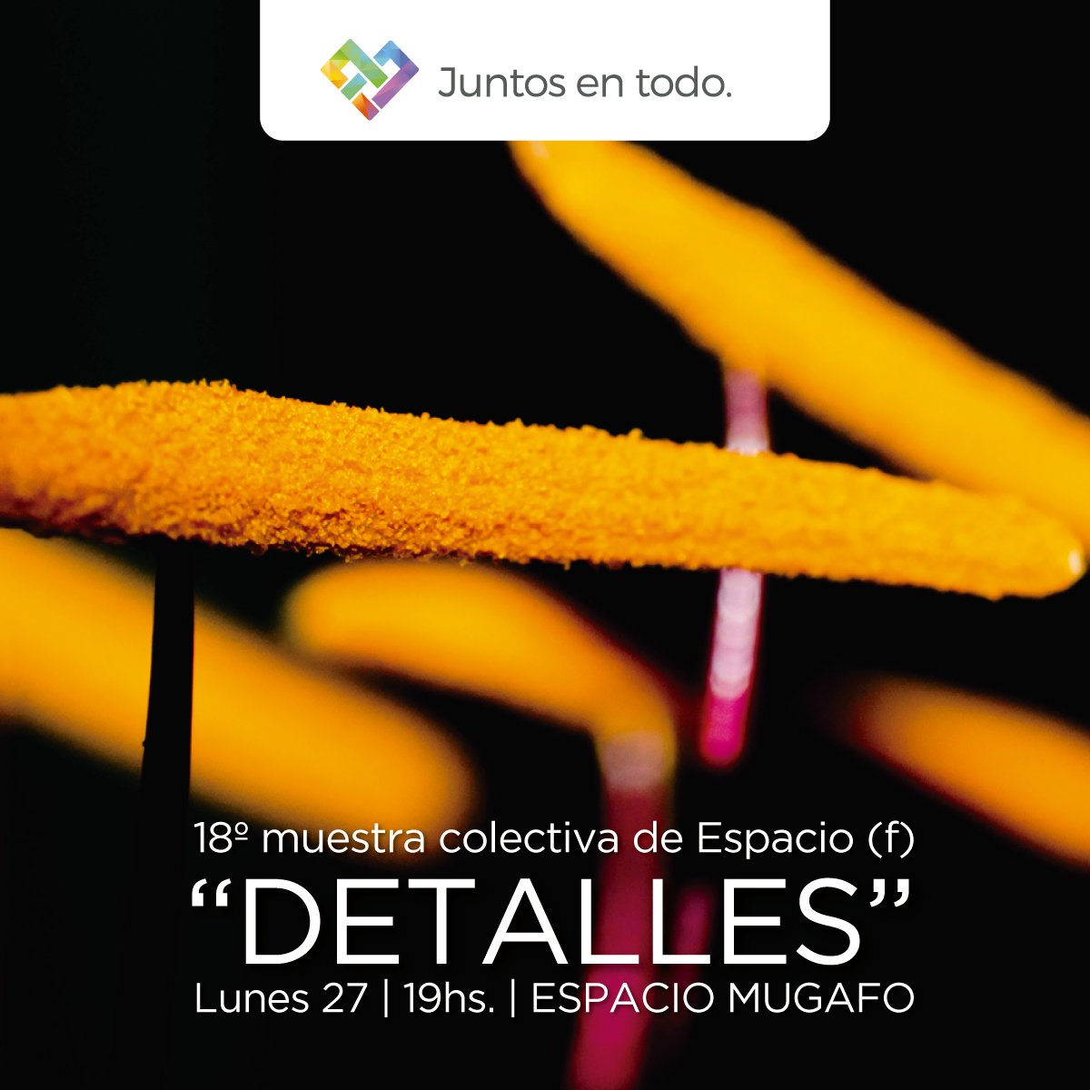 CulturaMLP's tweet photo. Hoy te invitamos a la decimoctava muestra colectiva "Detalles" a cargo de Espacio [F] en el MUGAFO. No te la podés perder. Más info: https://t.co/Zb54Z40vxr https://t.co/M5y4tUrDjw