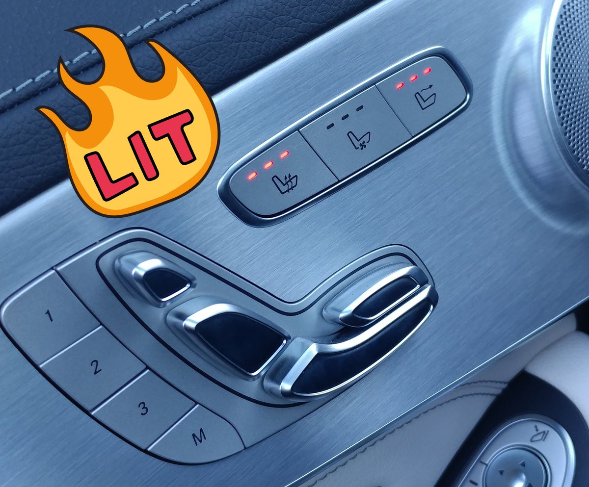 BenzBlogger's tweet photo. All of my favorite features make heat! Thank you @MBUSA for #airscarf, #heatedseats and my #C43 #AMG! @MercedesAMG https://t.co/U43X1ZfANI