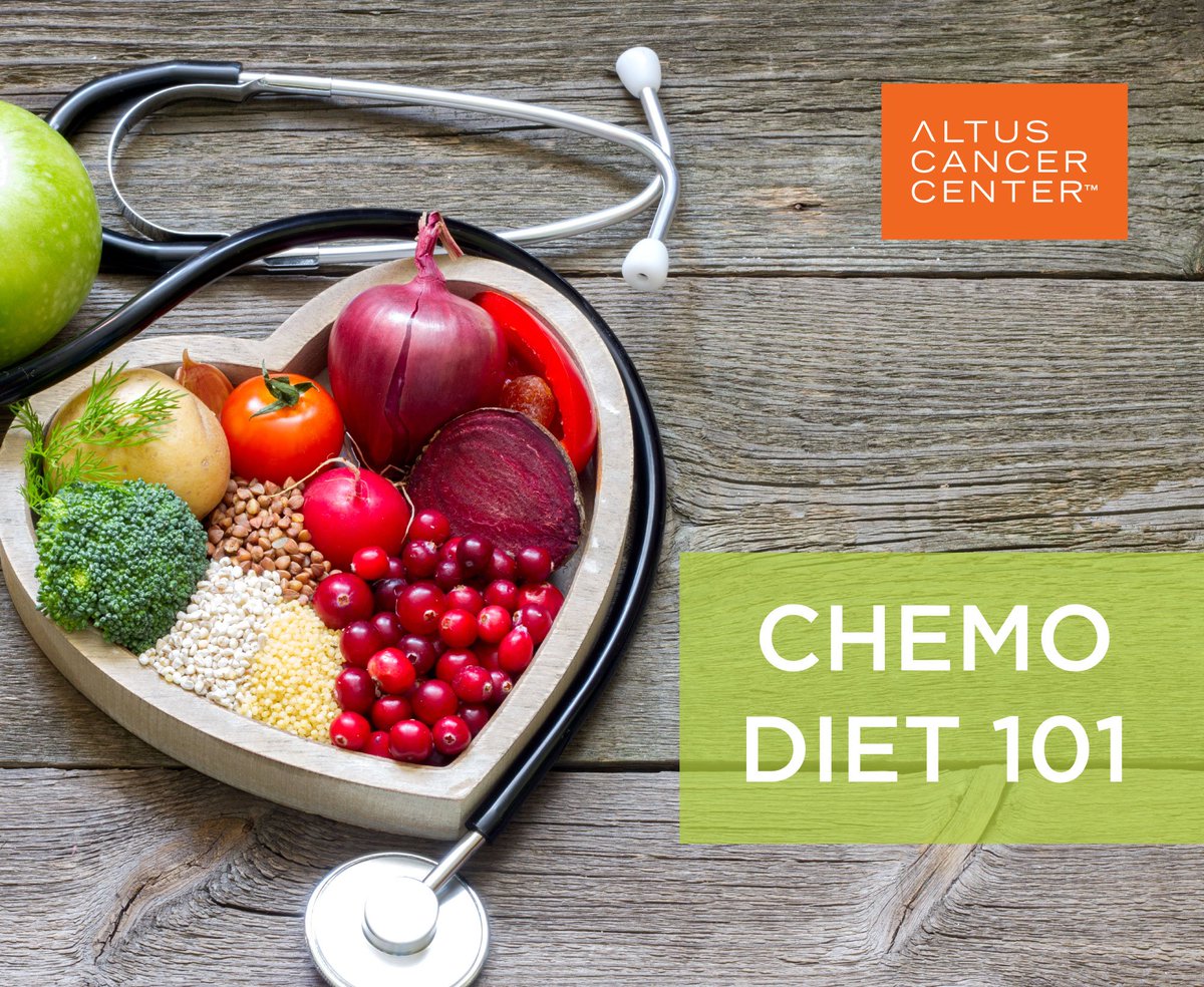 Altus_Cancer's tweet photo. "During chemotherapy you want to stay as healthy as possible. What you eat while receiving treatment, can have an effect on your body." https://t.co/xvpA1n66Pi https://t.co/QrDW8IxOk1
