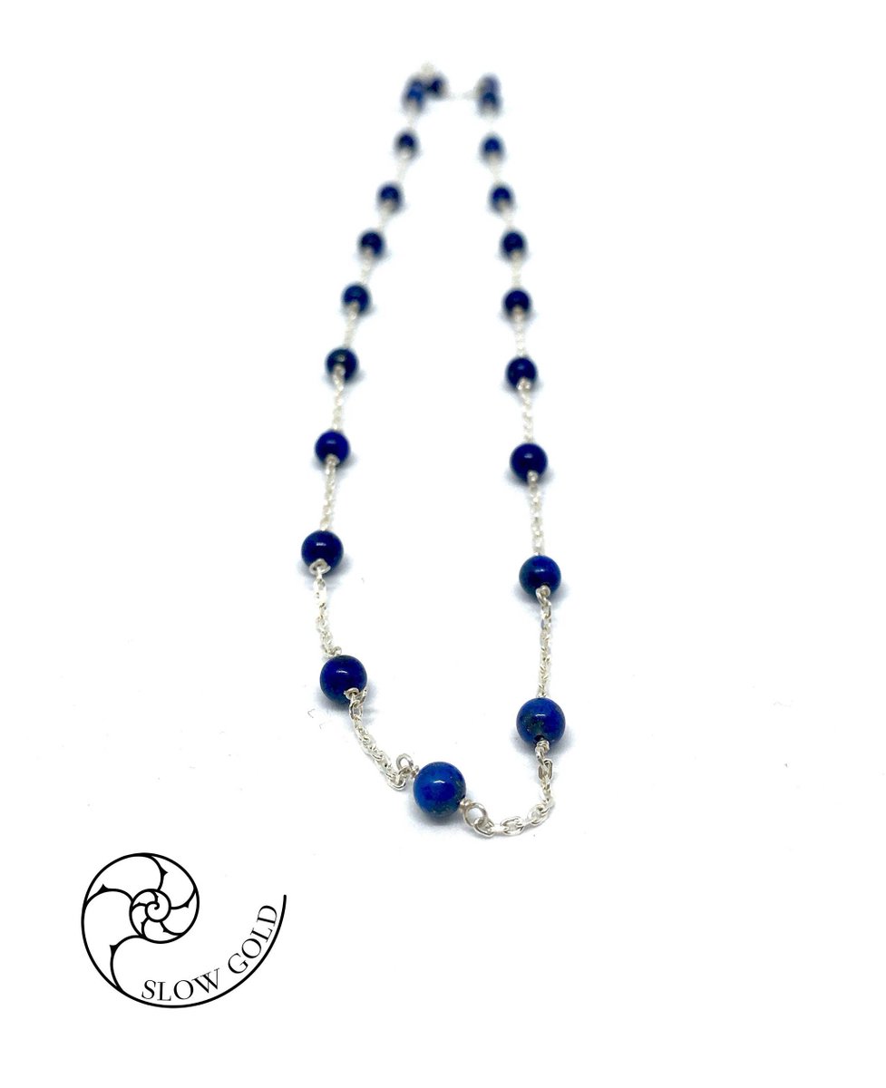 Slow_Gold's tweet photo. Grazie per le parole gentili! ★★★★★ “originale, di ottima fattura, molto versatile” giuseppina #etsy #gioielli #collane #lapislazzuli https://t.co/jiwajljQUC https://t.co/jLufZtFrcg