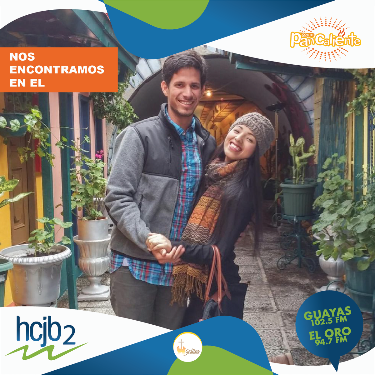 comopancaliente's tweet photo. ✔ Hoy en su programa favorito #comopancaliente compartiremos con pareja de novios que nos compartirán la importancia de que Jesucristo sea el centro en una relación y la importancia de escuchar y obedecer Su voluntad. sintoniza @radiohcjb2 6pm https://t.co/avpMkxitK4