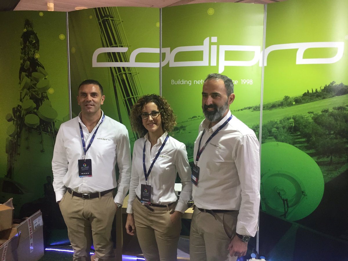 CodiproSpain's tweet photo. Hace 10 días que terminó la Feria ACUTEL 2017. Uno de los eventos más importantes del año para @CodiproES . Como cada año, presentamos a los visitantes las novedades del sector, el equipamiento más actual con las marcas más relevantes del mercado y nuestras soluciones. https://t.co/TSdYVTklth