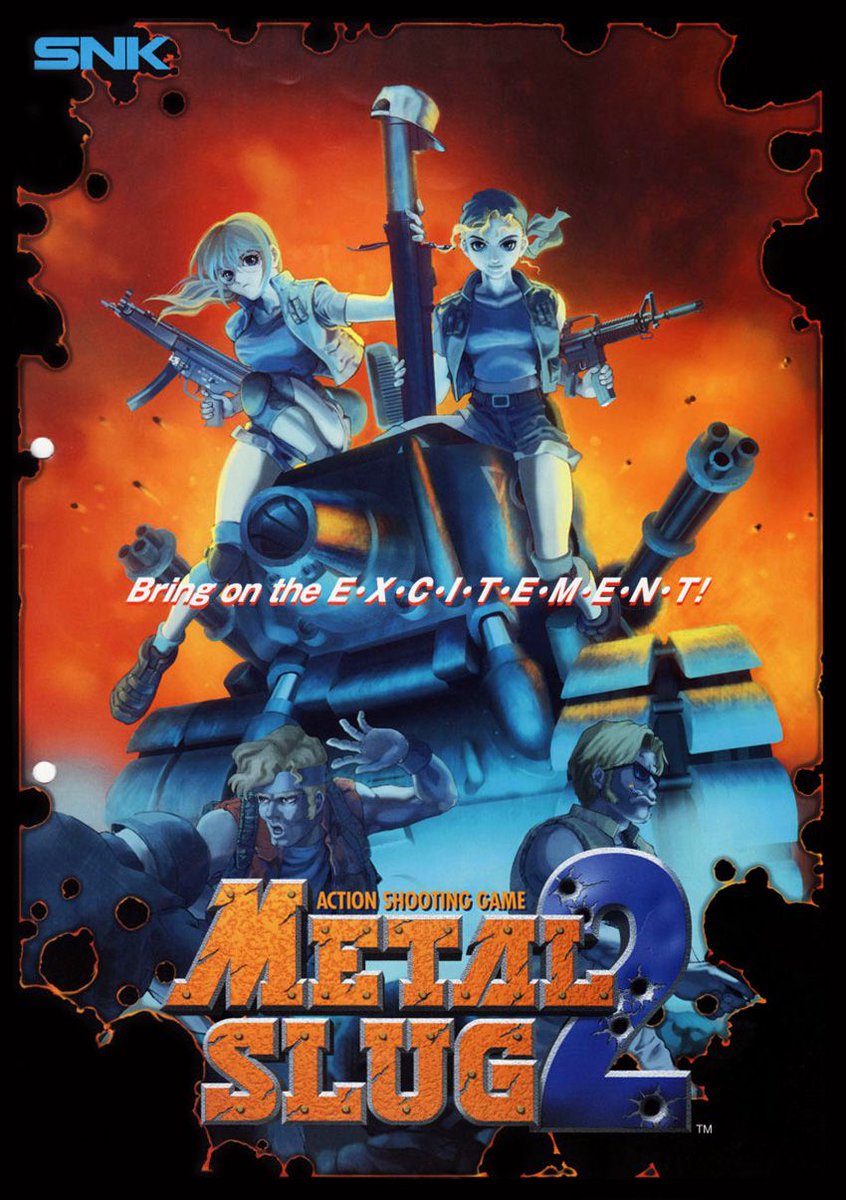 Vgdensetsu Cover Art Metal Slug 2 メタルスラッグ2 Neo Geo Snk 1998 Artist Higuchita ヒグチータ Higuchi Ta T Co Oigkranbhi T Co Jeabsqhi01