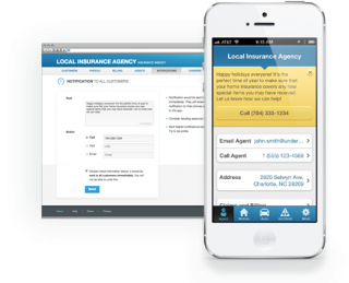 InsAgentApp's tweet photo. Are you using the IA app notifications for your clients? You can send your clients instant messages to their smartphones with a “call-to-action”. #IAapp #mobileapp #insurancemarketing https://t.co/VRJiAu5b6W