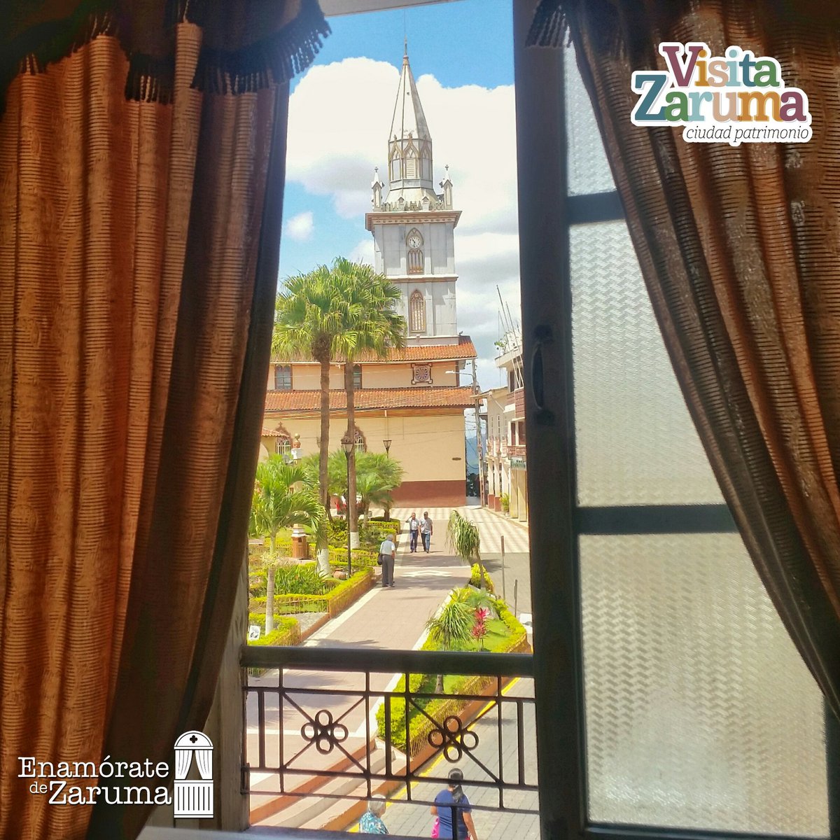 Visit_Zaruma's tweet photo. Beautiful scenery to enjoy great moments!!!! There’s nothing better than taking a relaxing nap and waking up to this incredible view in the historic center of #Zaruma. We’re waiting for your visit @Visit_Zaruma https://t.co/vsYyugt2h1