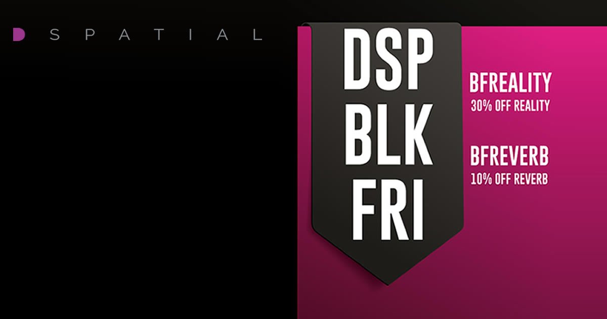 DSpatial's tweet photo. Our #BlackFridayWeekendSale is still going on today #CyberMonday. Get #RealityBuilder for #30%OFF or take advantage of this special offer for our newly launched #Reverb that was used in #BladeRunner2049 for #10%OFF. https://t.co/R3pH9ltRHI