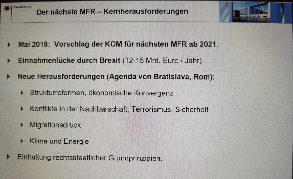 NetzwerkEBD's tweet photo. Agenda von Bratislava gibt Herausforderungen für #EUBudget #MFF vor. #EBDdialog https://t.co/GyuQC8Ja9Z