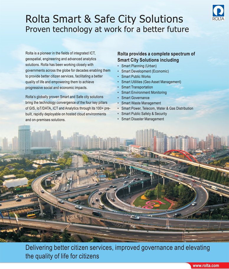roltacorp's tweet photo. #Rolta #SmartCity Solutions - Concept to Reality, delivering better citizen services, improved governance, elevating quality of life for citizens @WSJ  @PTI_News @ians_india @CMMadhyaPradesh  @AndhraPradeshCM  @UrbanCGOfficial  @RaipurSmartCity  @SmartBilaspur  @WBG_Cities https://t.co/snUjzeElV8