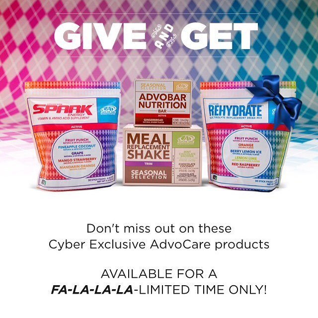 Cyber Monday deals are here! Variety packs of Spark and Rehydrate?! Sign me up! These are gonna go fast so get yours now! 
#cybermonday #advocare #advocarespark #advocarerehydrate ift.tt/2iWg06p