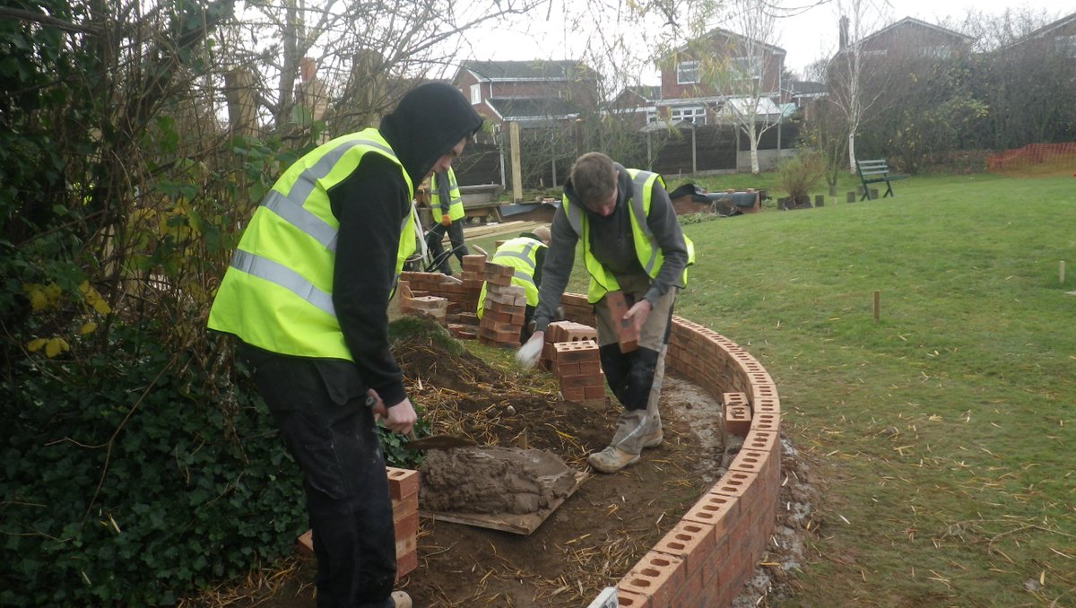 nncconstruction's tweet image. @nncconstruction @RNNApprentices  level 2 Bricklayers undertaking further work at the community youth centre @CarltonYouth Constructing Solid walling and Inspection chamber. #OnSiteLearning Learning at its best.