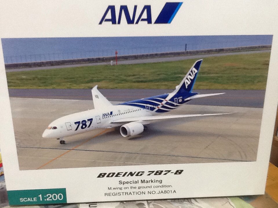 国内発送】 JC - JA801A Wings200 ANA B787-8 JA801A ANA サバ塗装