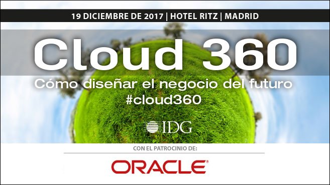 oracle_es's tweet photo. El próximo 19 de diciembre estaremos con @IDG_Spain en el evento #cloud360 donde analizaremos la evolución del modelo #cloud y sus principales tendencias. https://t.co/3wwSDjuRUF https://t.co/z9phmNSI87