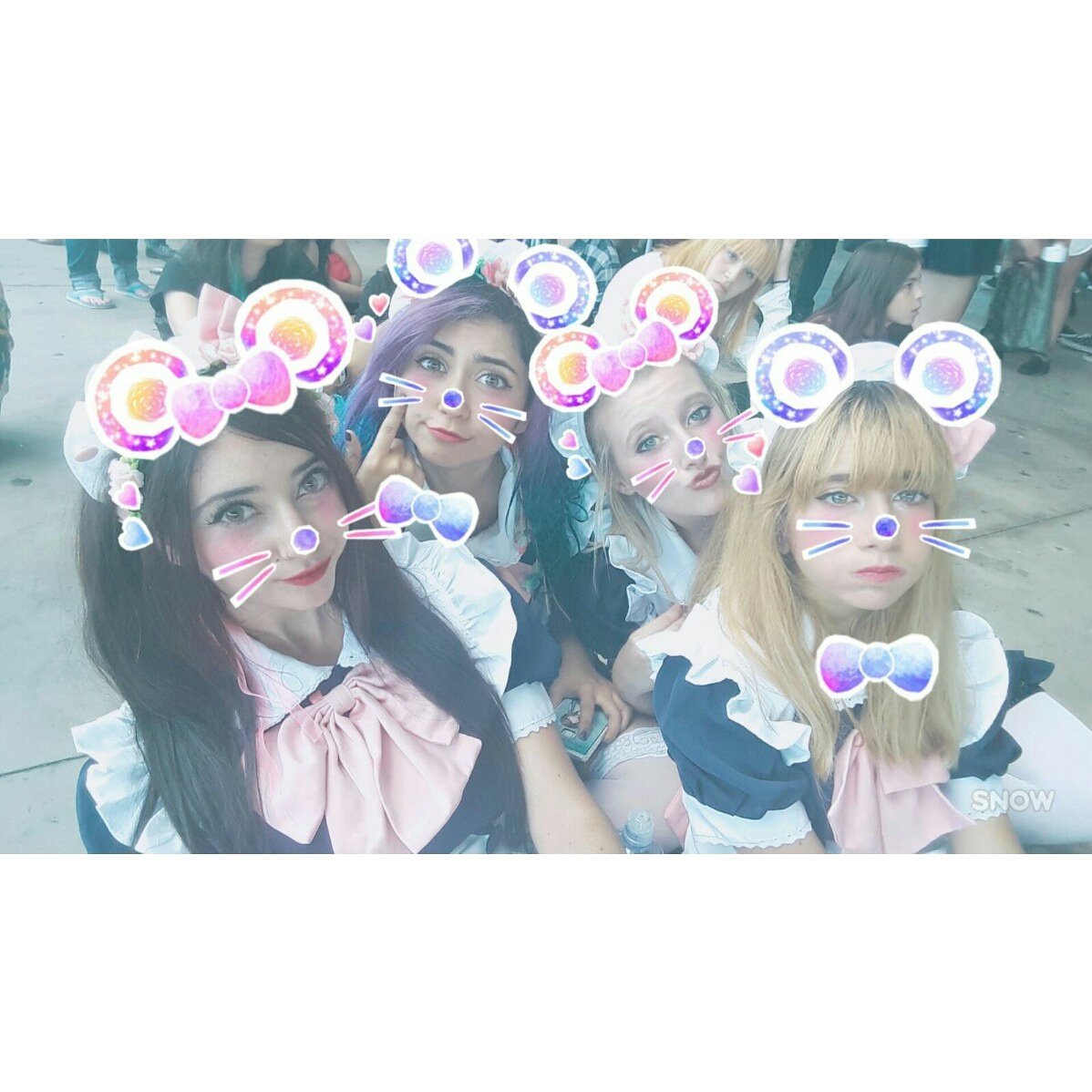 HSMaidCafe's tweet photo. ¿Qué mejor manera de empezar el lunes que con una foto kawaii? 😆❤ https://t.co/S6XRJebokF