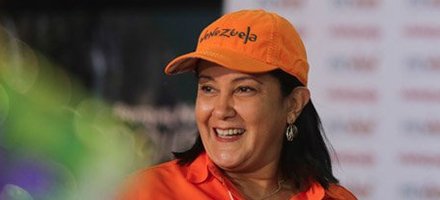 ErasmoJCG's tweet photo. La ministra del Turismo, Marleny Contreras calificó de exitosa la Feria Internacional de Turismo (Fitven) 2017: "hemos cumplido los objetivos". #EnSucreGanaLuisSifontes https://t.co/QuU6Wceqty