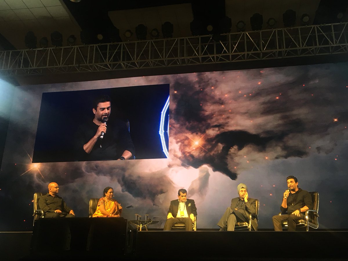 inktalks's tweet photo. In conversation @lakshmipratury with @ActorMadhavan @amitabhk87 @SrinKollipara at #BeyondBoundaries #INK2017 #RoadtoGES #GES2017 #THub https://t.co/rn0EPOd4F0