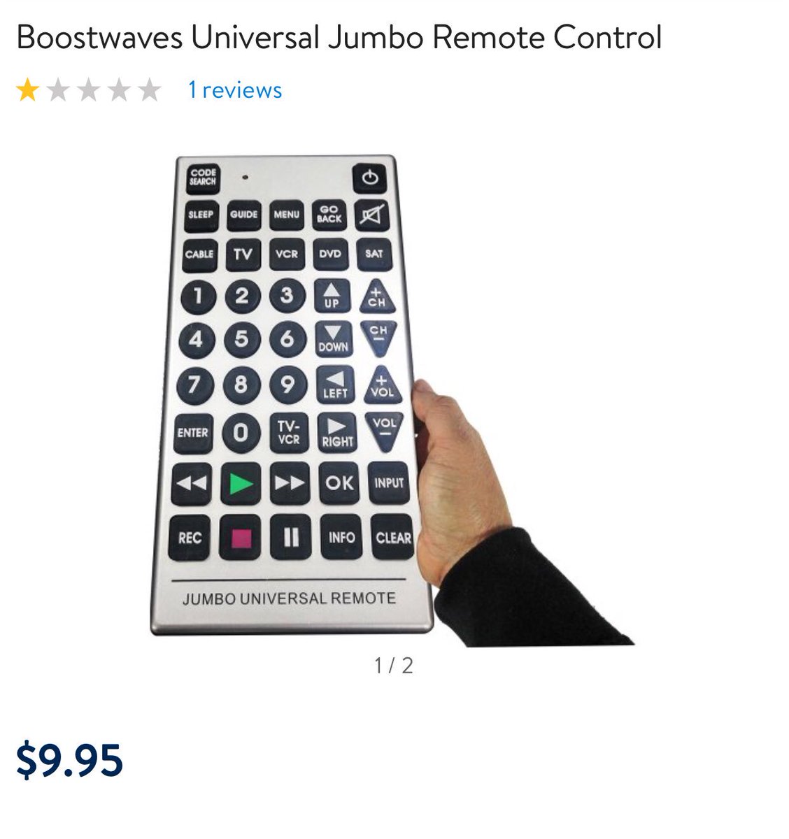 computerevolve's tweet photo. @2dorks @uhdwyer Do we need to order you a special “old guy” universal Remote? https://t.co/4YF58myaLi