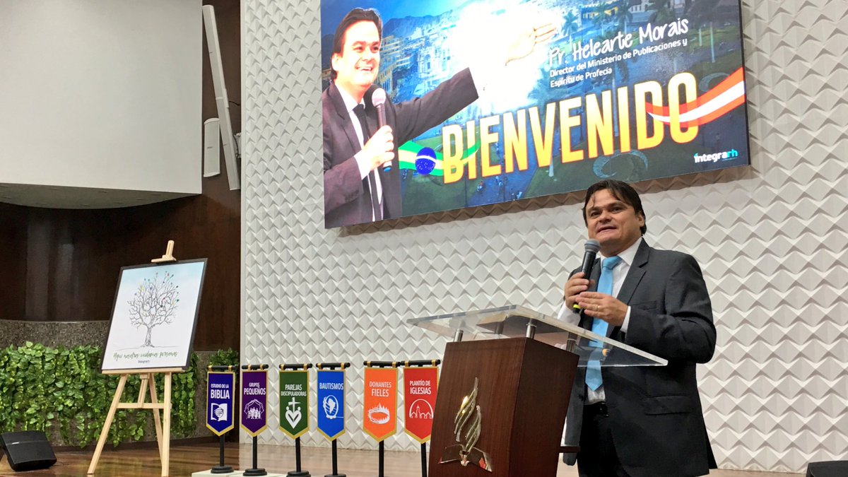 Bienvenido Pr. Helearte Morais a la Unión Peruana del Norte, líder de Publicaciones y Espíritu de Profecía. / Meditación en el #CultoUPN 🙏🏽