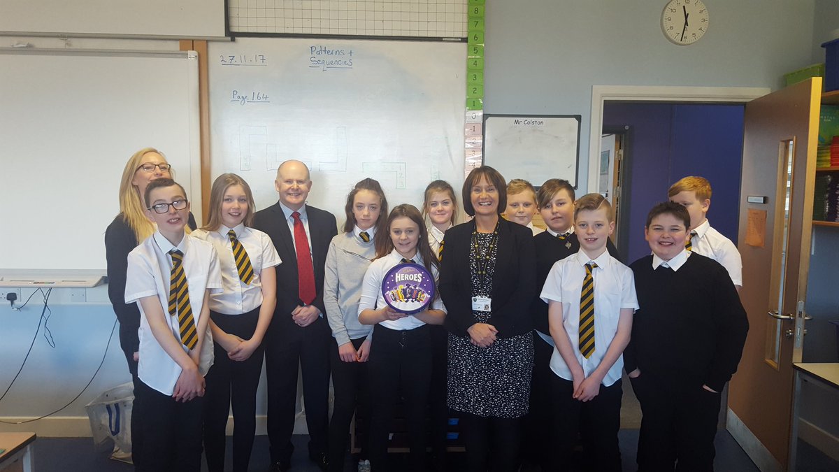 dhs_maths's tweet photo. Well done to Mr Colston's S1 class on winning the Sumdog Challenge. Here they with their prize along with Mrs Dobson. #happydeterminedsuccessful #sumdog #champions https://t.co/WwDmeFauX0