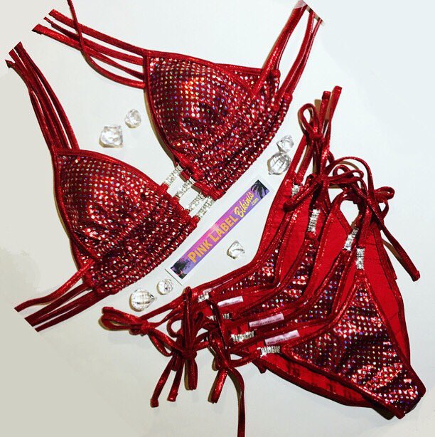 PinkLabelBikini's tweet photo. Deals &amp; steals are being added to our online store! Check out these red Hologram competition Bikinis w 3 crystal connectors &amp; side ties! $70!
https://t.co/xmNbtSypyX #Competitionsuits #Competitionbikini https://t.co/EnDN6FMVqz