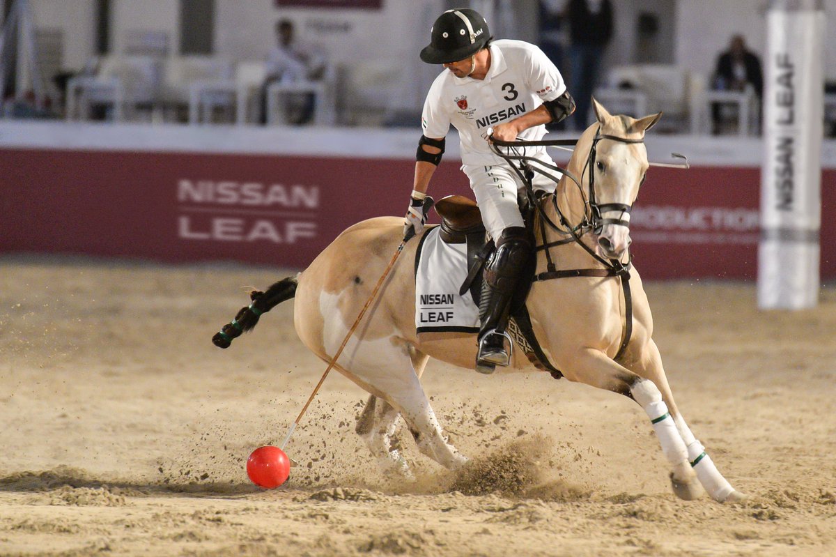 NissanME's tweet photo. Proud sponsors of horse power! Nissan is officially the presenting sponsor of Beach Polo Cup 2017! 🏇🏼 #NissanME #BPCDXB https://t.co/05E9Tar9WI