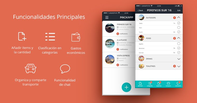 esdesignbcn's tweet photo. Este es el #TFM de Marta Claver, alumna del Máster en #DiseñoWeb y Desarrollo Frontend Multidispositivo de #ESdesign. 
Se trata de Packapp una aplicación de viajes compartidos ;)
Conoce más en -> https://t.co/4ToIVXD7Me https://t.co/IDcJ7vIqJw