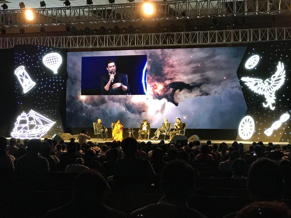THubHyd's tweet photo. CEO, @NITIAayog - @amitabhk87, @ActorMadhavan, our COO@SrinKollipara, The Indian Ambassador to The U.S. @NavtejSarna and CEO @inktalks @lakshmipratury discussing @GES2017 and enabling innovation at #BeyondBoundaries.
#THub #TDayCelebrations #RoadToGES2017 #INK2017 https://t.co/nDRC9N4kaZ