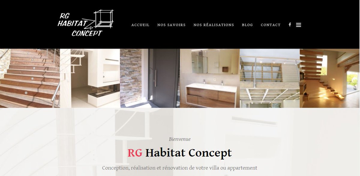 AgenceWebZone's tweet image. Et voici un autre site made by Webzone! RG habitat concept est un site qu'on a créé pour des professionnels spécialisés dans la conception, réalisation et rénovation de villas ou appartements. Jetez y un coup d'oeil-&amp;gt; renovation-saintraphael.fr #siteweb #Webdesign #renovation #Lyon
