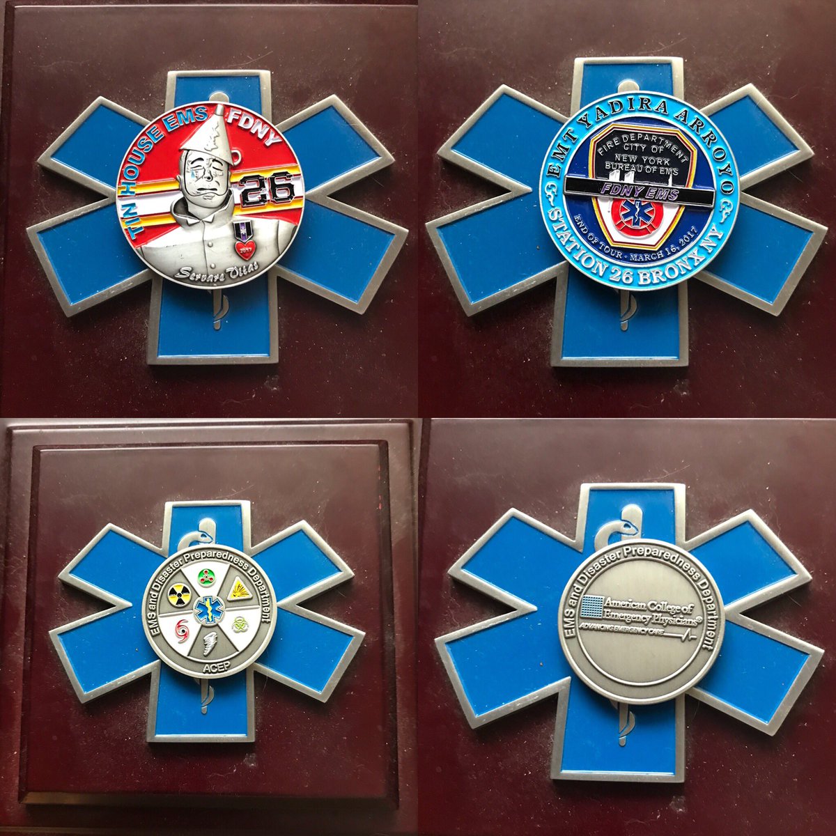 TheHappyEMT's tweet image. @DrHowieMell Thank you ! Awesome coins #mycoincollection grows little more.. #coin #coincollecter #challengecoin #challengecoindisplay #challengecoins #nyc #collectible #mycoinscollection